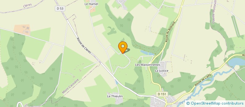 localisation de l'entreprise HABITATIONS MAUGER-MAUGER  FONTAINE-LE-BOURG