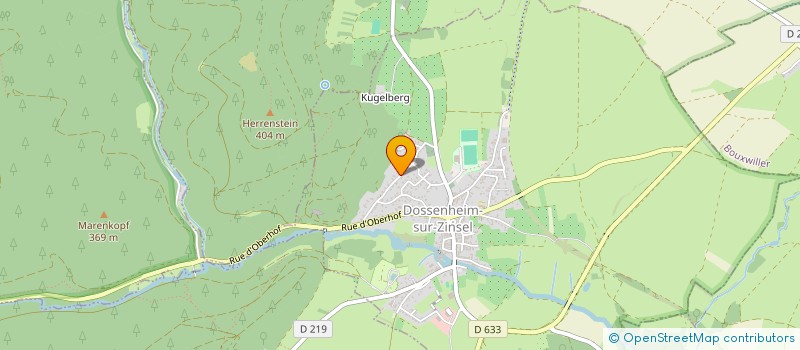 localisation de l'entreprise HABITATOP  DOSSENHEIM-SUR-ZINSEL