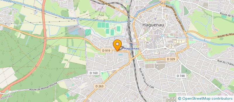 localisation de l'entreprise HABITATROC à HAGUENAU