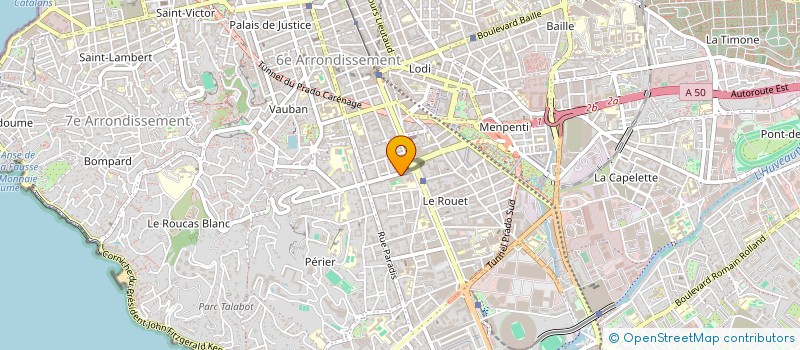 localisation de l'entreprise HABITATS 23 à MARSEILLE
