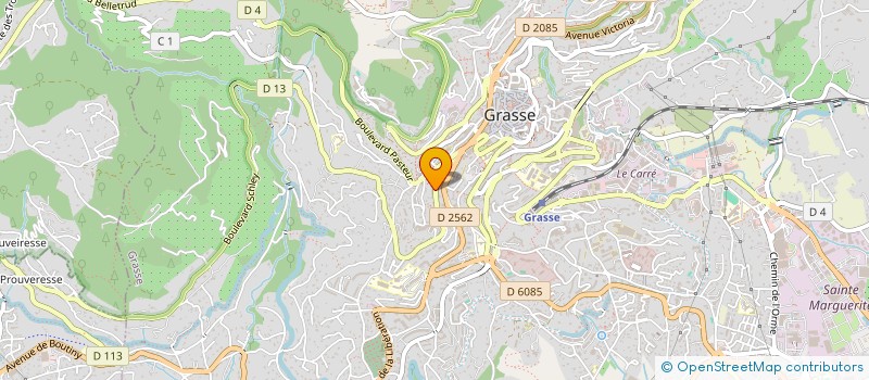 localisation de l'entreprise HABITATS DU SUD à GRASSE