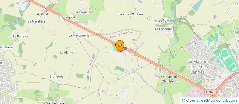 localisation de l'entreprise HABITATS SUR MESURE à ROCHE SUR YON (LA)