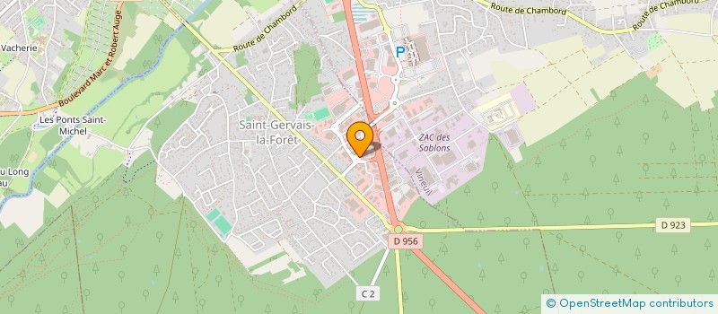 localisation de l'entreprise HABITEC AUTOMATISME à VINEUIL