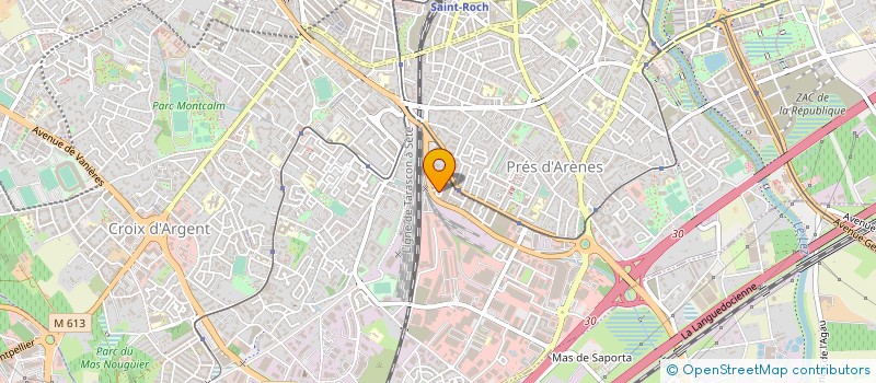 localisation de l'entreprise HABITECH à MONTPELLIER