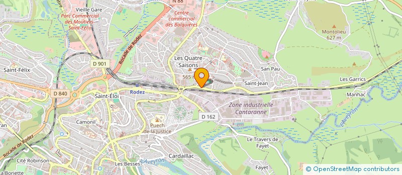 localisation de l'entreprise HABITER 12  ONET-LE-CHATEAU