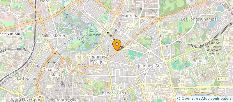 localisation de l'entreprise HABITER 35 à RENNES