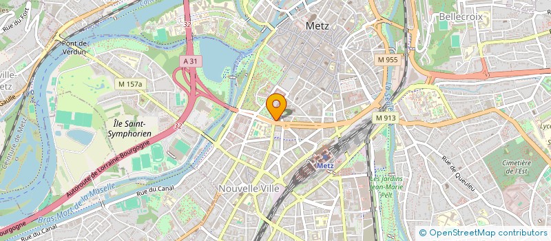 localisation de l'entreprise HABITER DEVELOPPEMENT à METZ