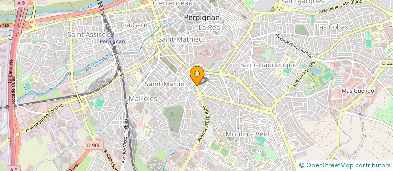 localisation de l'entreprise HABITER EN TERRE CATALANE à PERPIGNAN
