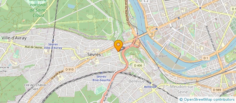 localisation de l'entreprise HABITER SON CORPS à SEVRES