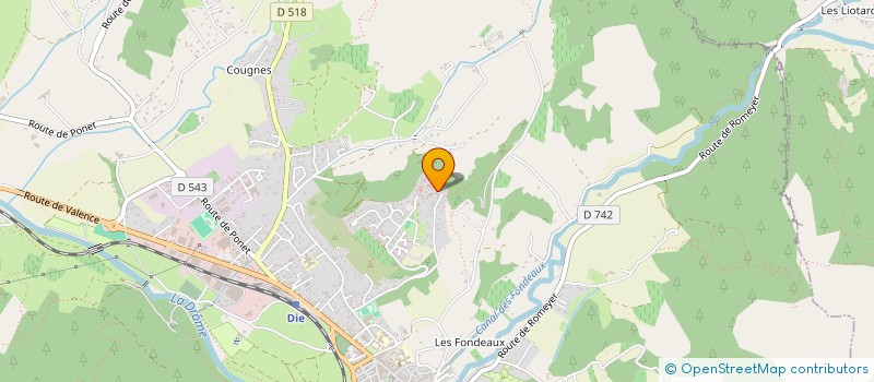 localisation de l'entreprise HABITERRE EN DIOIS à DIE
