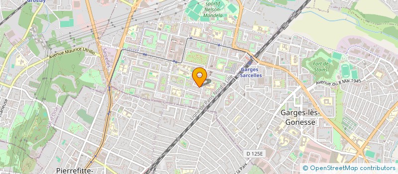 localisation de l'entreprise HABITEX 2000 à SARCELLES