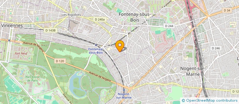 localisation de l'entreprise HABITUDES à FONTENAY-SOUS-BOIS