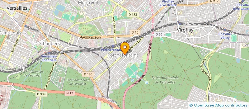 localisation de l'entreprise HABITUS à VERSAILLES