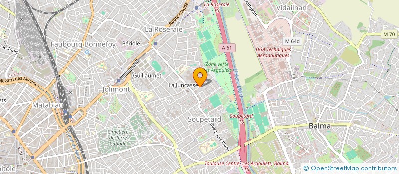 localisation de l'entreprise HABITUS à TOULOUSE