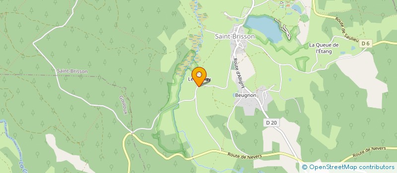 localisation de l'entreprise HABIZEN  SAINT-BRISSON