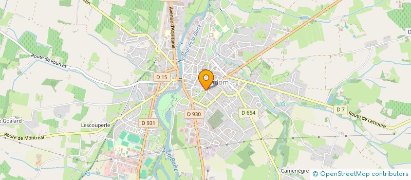 localisation de l'entreprise HABLA  CONDOM