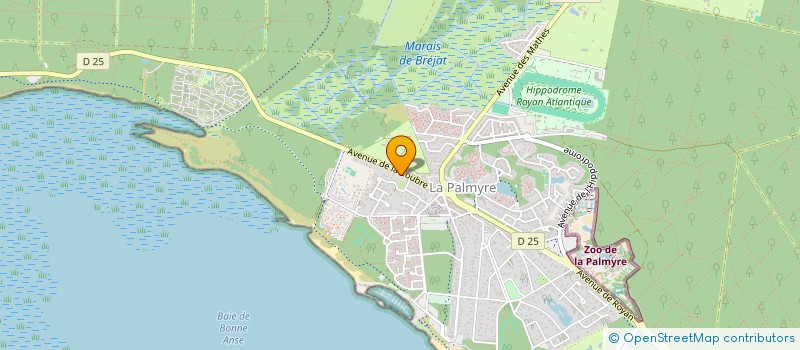 localisation de l'entreprise HABONNEAU - AUPETIT INDIVISION  LES MATHES