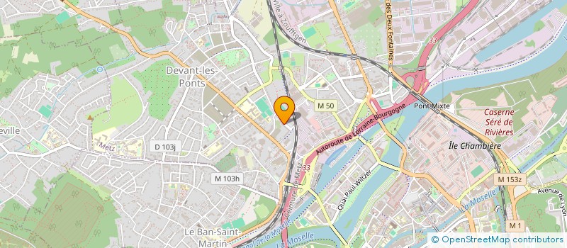 localisation de l'entreprise HABRA  METZ