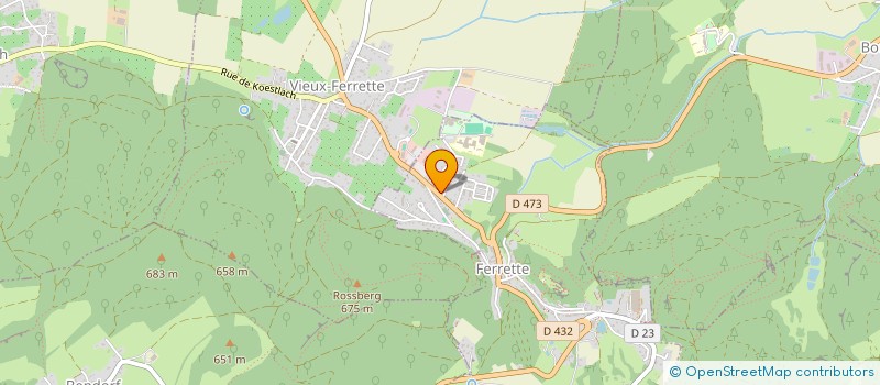 localisation de l'entreprise HABSBOURG  FERRETTE