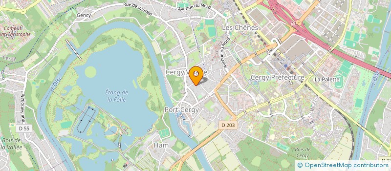 localisation de l'entreprise HABSY  CERGY