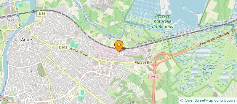 localisation de l'entreprise HABY  AGDE