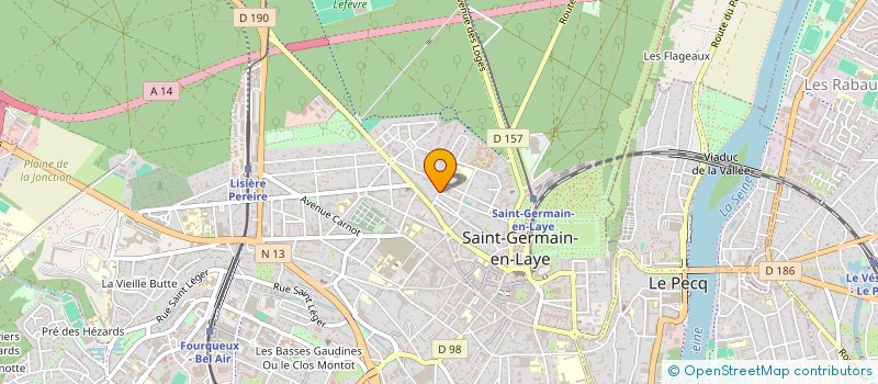 localisation de l'entreprise HAC  SAINT-GERMAIN-EN-LAYE