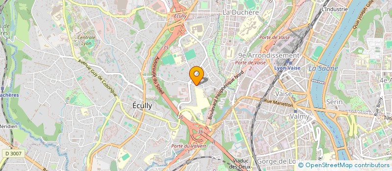 localisation de l'entreprise HAC FOOD  ECULLY