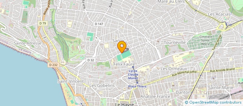 localisation de l'entreprise HAC WOMEN  LE HAVRE