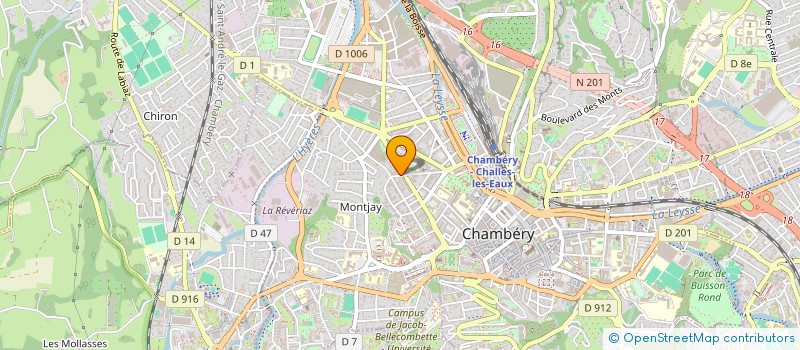 localisation de l'entreprise HACER  CHAMBERY