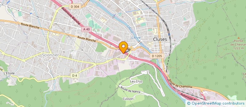 localisation de l'entreprise HACER TRAITEMENTS DE SURFACE à CLUSES