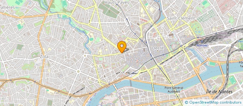 localisation de l'entreprise HACH à NANTES