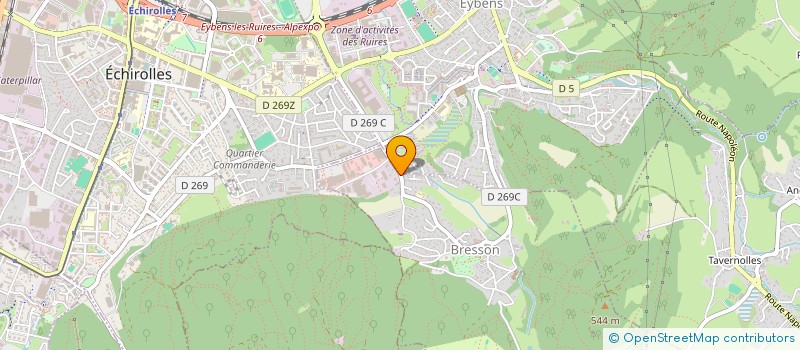 localisation de l'entreprise HACH BROW ARTIST  BRESSON