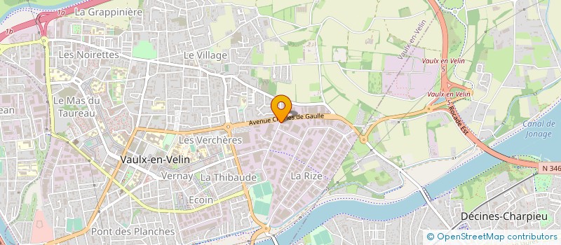 localisation de l'entreprise HACH LANGE SENSORS SAS à VAULX-EN-VELIN