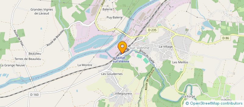 localisation de l'entreprise HACHADIS à SAILLAT-SUR-VIENNE