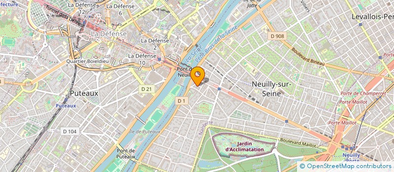 localisation de l'entreprise HACHE 8 à NEUILLY-SUR-SEINE
