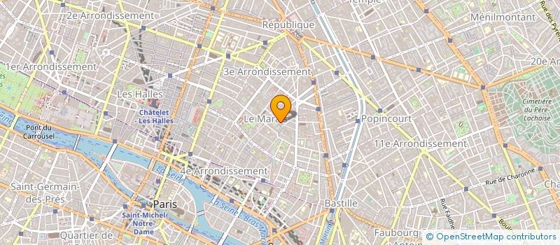 localisation de l'entreprise HACHE  PARIS