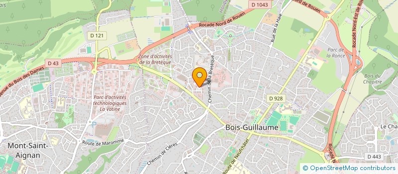 localisation de l'entreprise HACHE FACTORY à BOIS-GUILLAUME