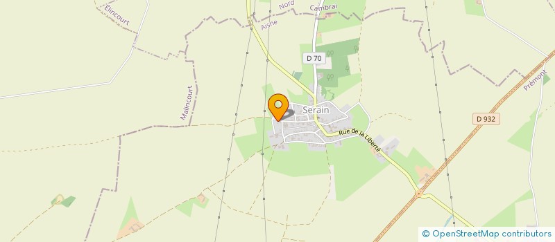 localisation de l'entreprise HACHE - RICHE  SERAIN