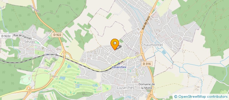 localisation de l'entreprise HACHEM IMMOBILIER à LUZARCHES