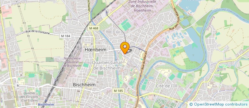 localisation de l'entreprise HACHEMI  HNHEIM