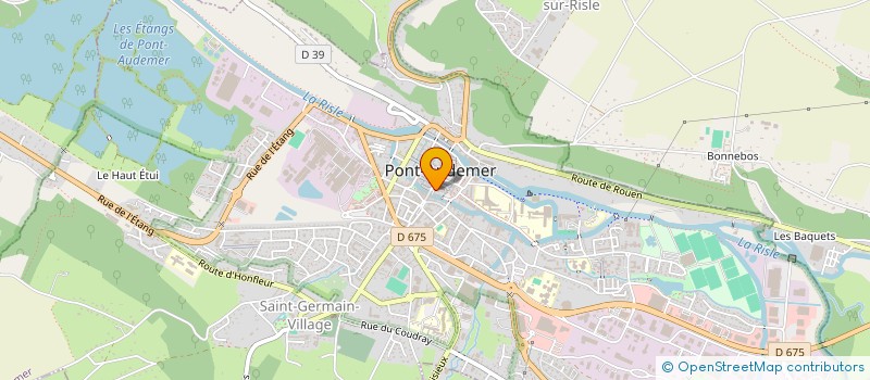 localisation de l'entreprise HACHTAG-HAIR à PONT-AUDEMER