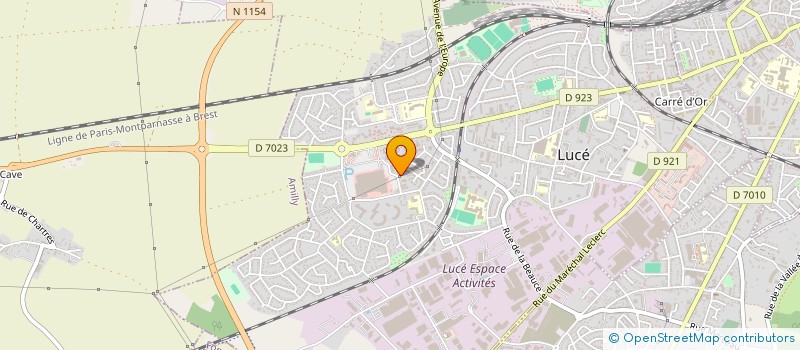 localisation de l'entreprise HACI à LUCE