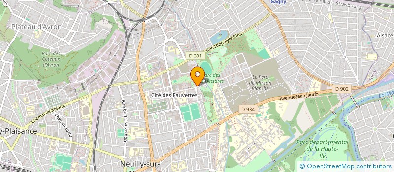 localisation de l'entreprise HACI à NEUILLY-SUR-MARNE