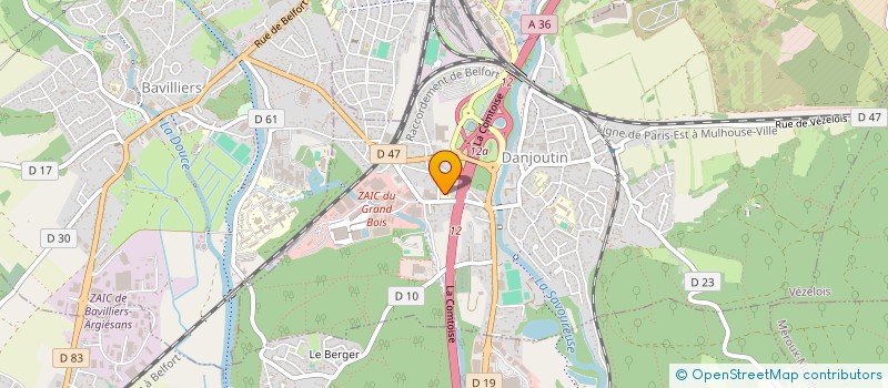 localisation de l'entreprise HACI MAHIR MOBILYA à DANJOUTIN