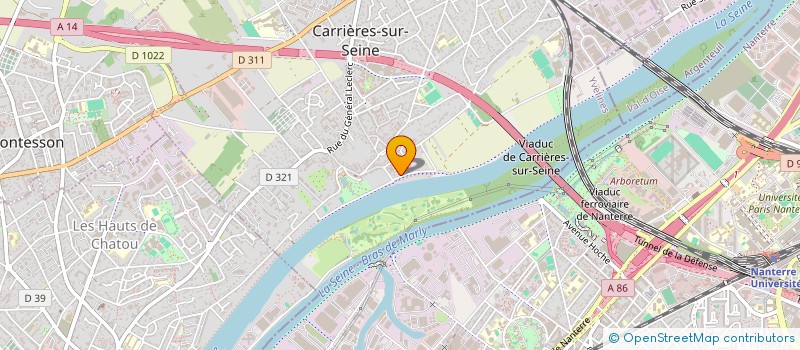 localisation de l'entreprise HACIENDA 3000  CARRIERES-SUR-SEINE