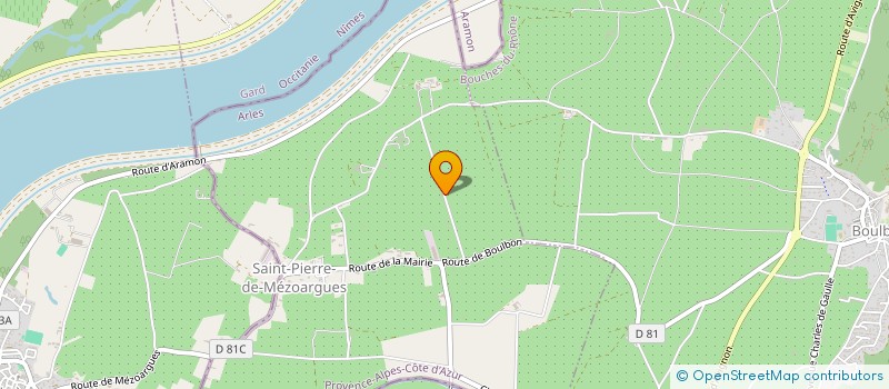 localisation de l'entreprise HACIENDA  SAINT PIERRE DE MEZOARGUES