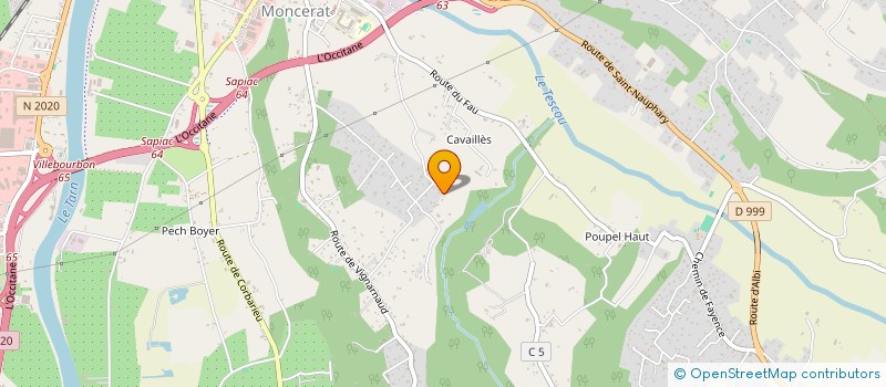 localisation de l'entreprise HACIENDA  MONTAUBAN