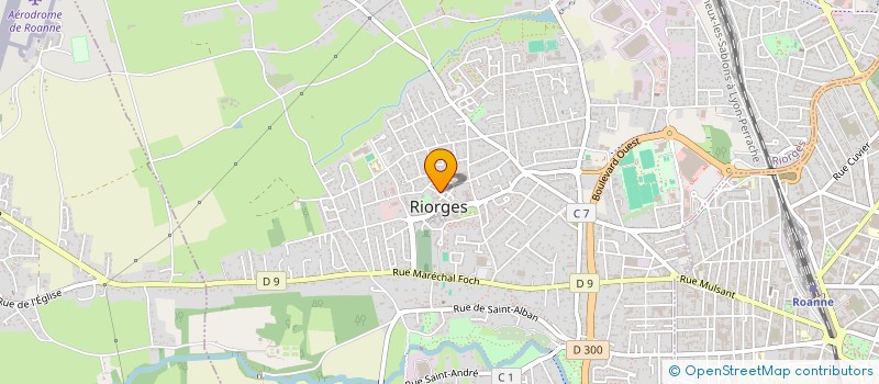 localisation de l'entreprise HACIENDA à RIORGES
