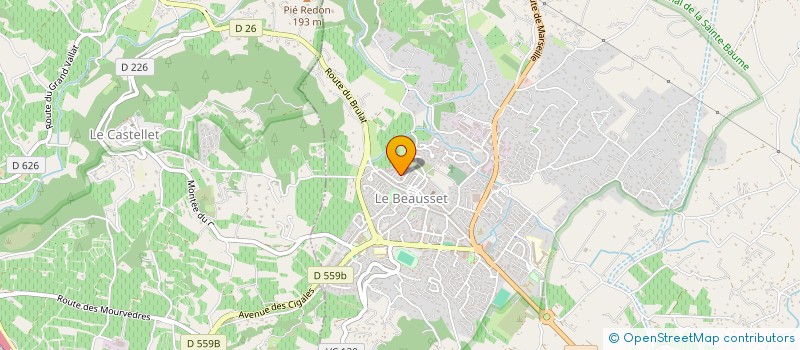 localisation de l'entreprise HACIENDA PISCINE ET SPA à LE BEAUSSET