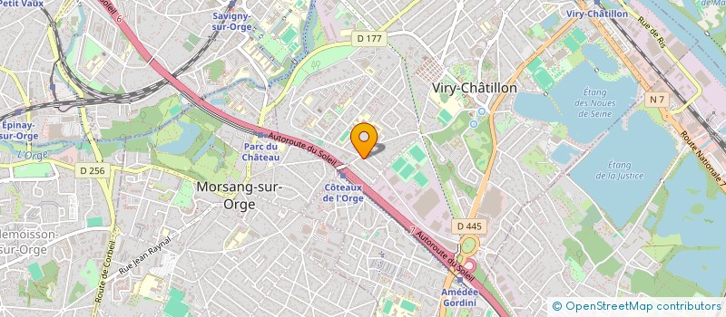 localisation de l'entreprise HACINA GESTION à VIRY-CHATILLON